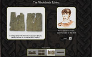 Link to Vindolanda Tablets - Image of Vindolanda Tablets